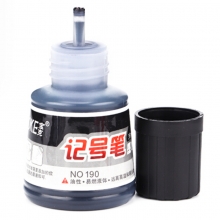 宝克（BAOKE）NO190 记号笔补充墨水/可加墨水 黑色 36ml/瓶