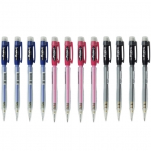 派通（Pentel）AX107 多彩自动铅笔/Fiesta活动铅笔 0.7mm 混色 12支装