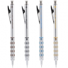 派通（Pentel）PG1015 Graph Gear1000金属笔杆活动铅笔/滚花握柄绘图自动铅笔 0.5mm 混色