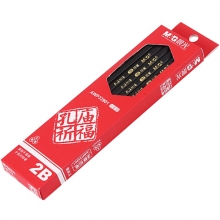 晨光（M&G）AWP33901 孔庙祈福系列2B原木铅笔六角木杆铅笔 12支装